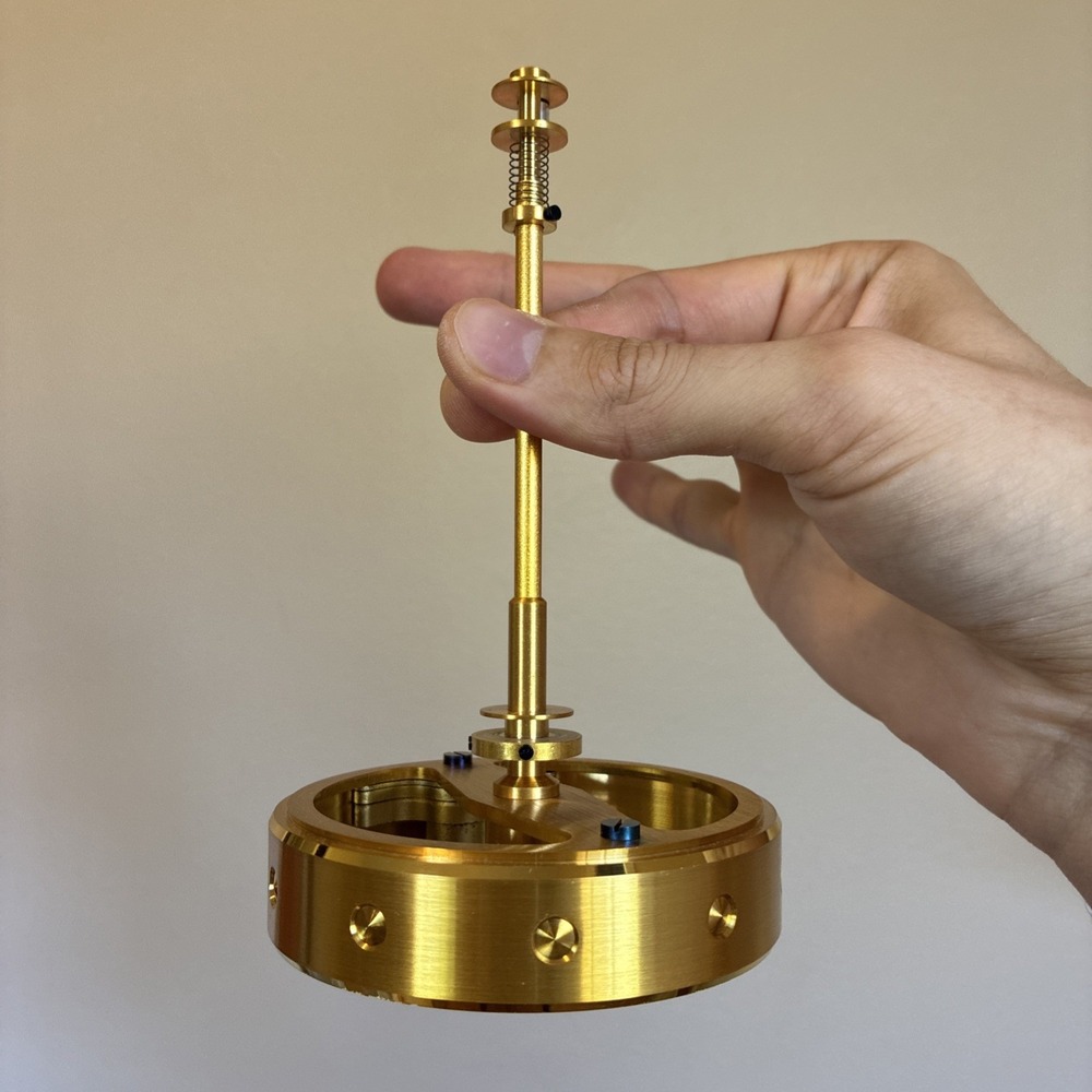 Jaeger Lecoultre Atmos Clock Caliber 519 Balance Wheel w/Roller Part ! Wow !